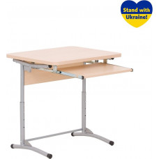 Galds skolniekam NOWY STYL E-172/1 (SL) ALU, 1-vietīgs