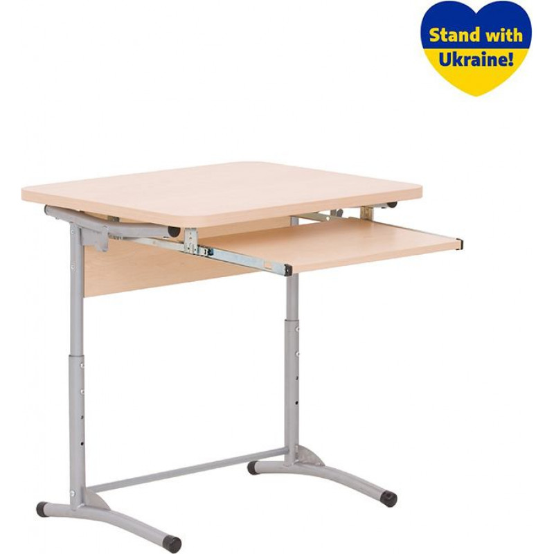 Galds skolniekam NOWY STYL E-172/1 (SL) ALU, 1-vietīgs