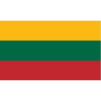 Lietuvas valsts karogs, 100 x 170 cm, no bieza auduma