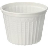 Zupas bļodas To Go, vienreizl., PP, balts, D11,5 cm, 500ml, 0.368kg, 25gab ( Gab. x 2 )