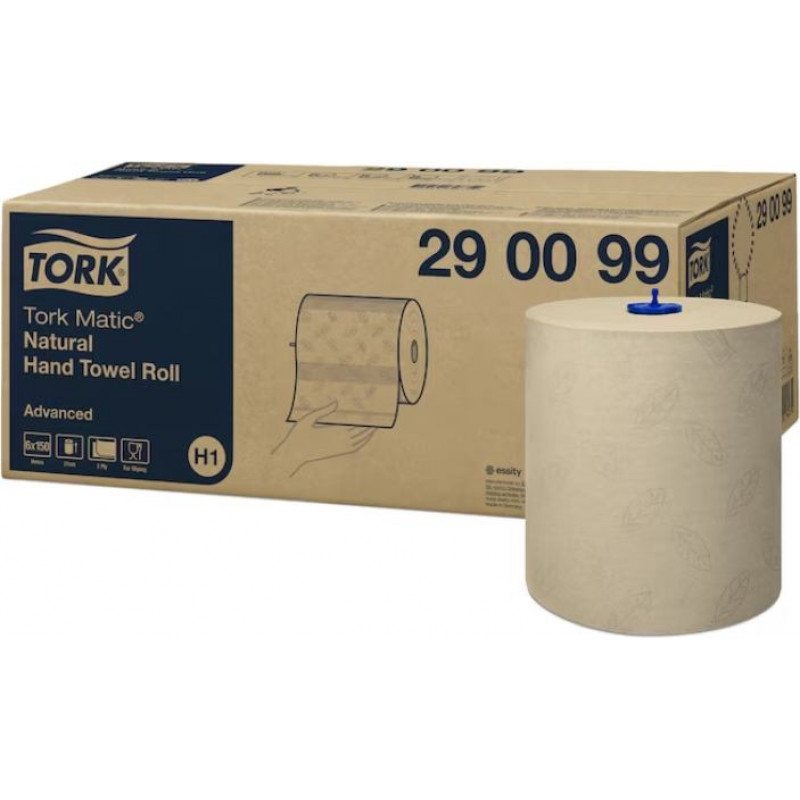 Dabīgo papīra dvieļu rullis TORK H1, Advanced, 150 m, 290099 ( Gab. x 6 )