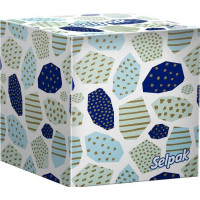 Kosmētiskās salvetes SELPAK Boutique, 3 slāņi, 48gab ( Gab. x 2 )