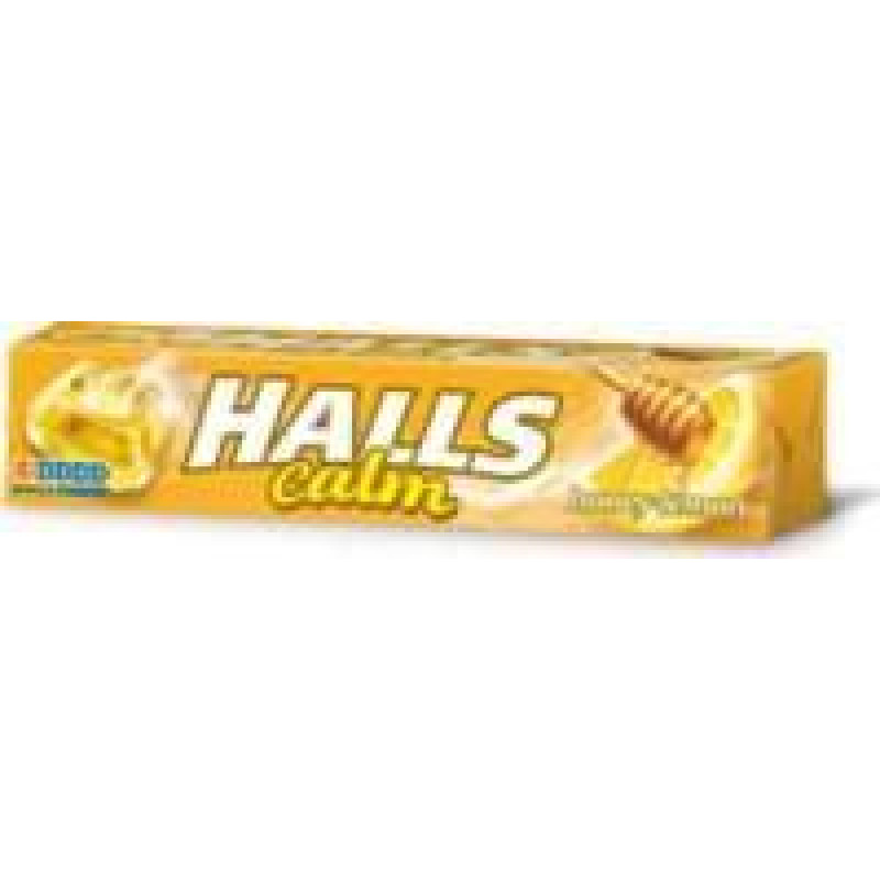 Ledenes HALLS Honey& Lemon (medus-citrona) 33.5g ( Iepak. x 4 )