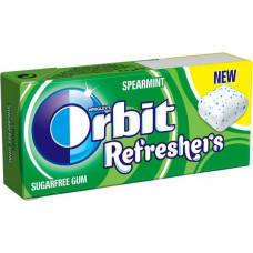 Dražejas ORBIT Refresher's Spearmint 15,6g ( Iepak. x 5 )
