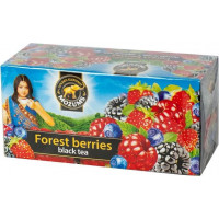 Melnā tēja MOŽUMS Meža ogu, 20*1.5g ( Iepak. x 3 )