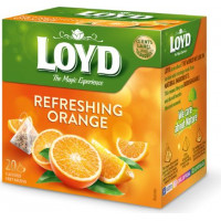 Augļu tēja LOYD Pyramids Fresh Orange, 20x2,2 g ( Iepak. x 2 )