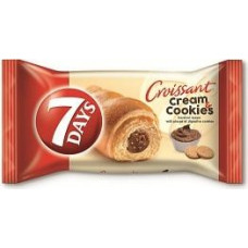 7DAYS kruasāns ar lazdu riekstu krēmu un cepumu pildījumu 60g ( Gab. x 5 )