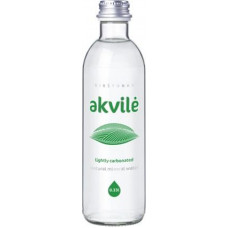 Minerālūdens AKVILE, viegli gāzēts, stiklā, 0,33l (DEP) ( Gab. x 24 )