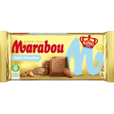 Piena šokolāde MARABOU ar sāļajām mandelēm, 220g