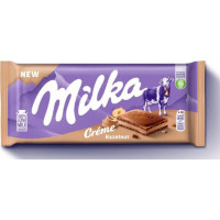 Piena šokolāde MILKA ar lazdu riekstu pildījumu, 85g ( Gab. x 2 )