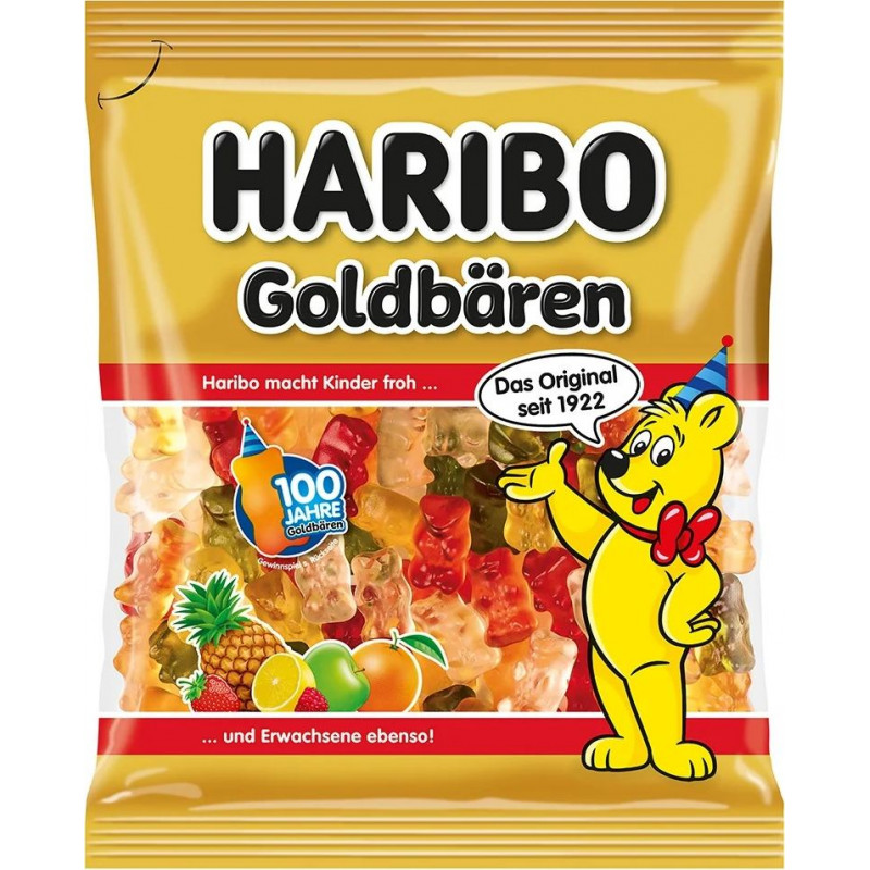 Želejkonfektes HARIBO Goldbaeren, 175g