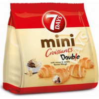 7DAYS kruasāni MINI ar kakao un vaniļas pildījumu 185g ( Gab. x 2 )