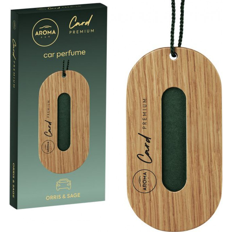 Aroma Car Premium Card gaisa atsvaidzinātājs, Orris&Sage