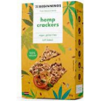 Kaņepju sēklu krekeri The BEGINNINGS, 80g