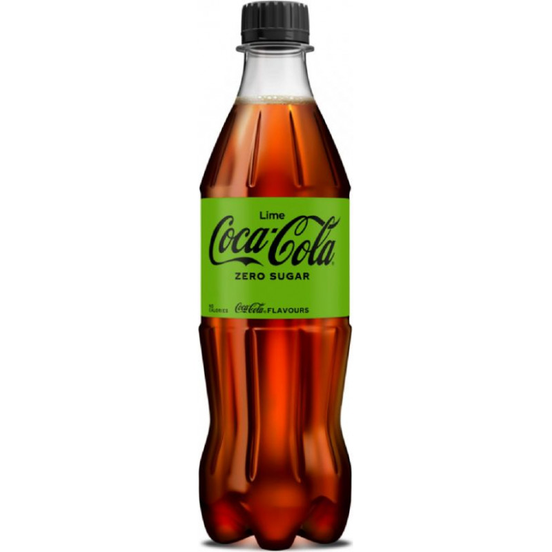 Gāzēts dzēriens COCA COLA Zero, Lime, PET, 0.5l (DEP) ( Gab. x 12 )
