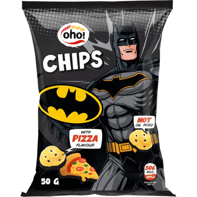 Oho Čipsi ar picas garšu BATMAN 50g
