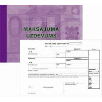 TH Maksājuma uzdevums A5 3-slāņu 25 kompl.