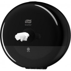 Tualetes papīra turētājs TORK Smartone Mini 228 x 228 x 165 mm, melnā krāsā