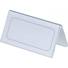 Galda personas karte Durable caurspīdīga, 52/104x100 mm
