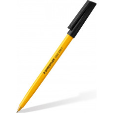 Lodīšu pildspalva STAEDTLER STICK 430F 0.7mm melna ( Gab. x 2 )