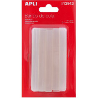 Karstās līmes stienīši APLI līmes pistolei, 11mm x 10cm, caurspīdīgas, (10gab.)