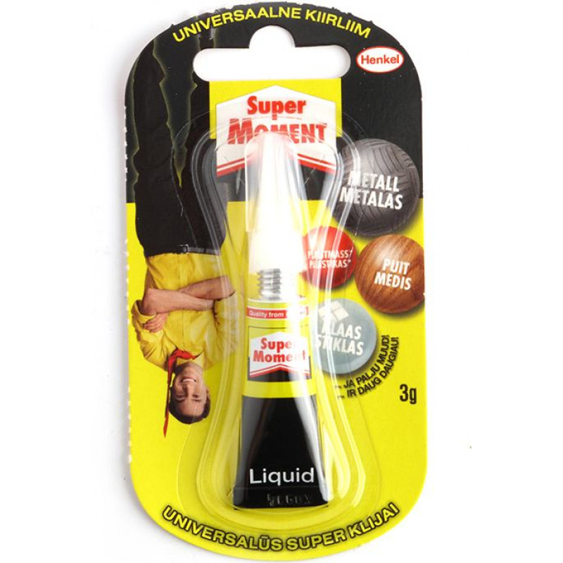 Universālā līme HENKEL Super Moment 3g (LT/EE)
