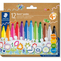 Flomasteri STAEDTLER Noris Jumbo, 12 gab.