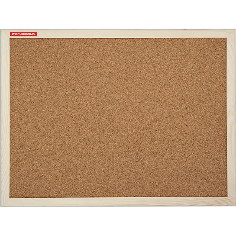 Korķa tāfele MEMOBE, 150 x 100 cm, koka rāmis