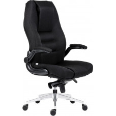 Antares Krēsls ar roku balstiem ANTARES MARKUS 8400, melna mākslīgā āda