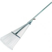 Grābeklis lapām, izbīdāms, metāla