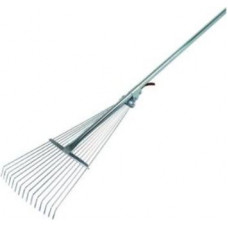 Grābeklis lapām, izbīdāms, metāla