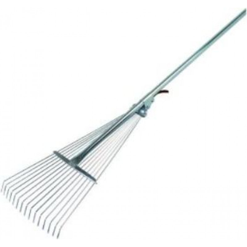 Grābeklis lapām, izbīdāms, metāla