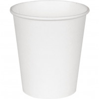 Papīra glāzes ABENA Gastro, 7,8cm, Ø7,2cm, 205ml, balti, PE, 7 oz, 0.2665kg, 50gab ( Iepak. x 3 )