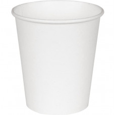 Papīra glāzes ABENA Gastro, 7,8cm, Ø7,2cm, 205ml, balti, PE, 7 oz, 0.2665kg, 50gab ( Iepak. x 3 )