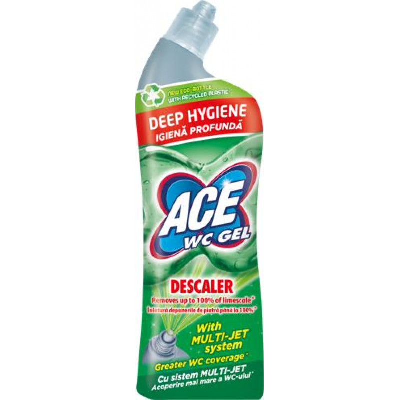 Kaļķakmens tīrīšanas līdzeklis ACE ULTRA (WC), 700ml ( Gab. x 2 )