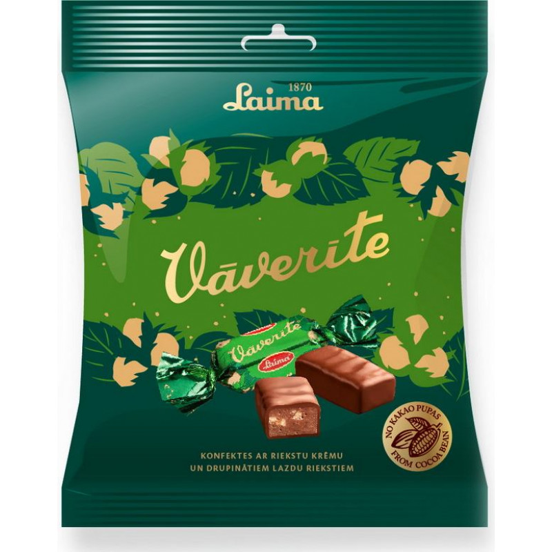 Konfektes LAIMA Vāverīte, 160 g ( Gab. x 3 )