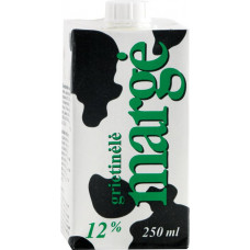 Saldais krējums MARGE 12%, 0.25 l ( Gab. x 3 )