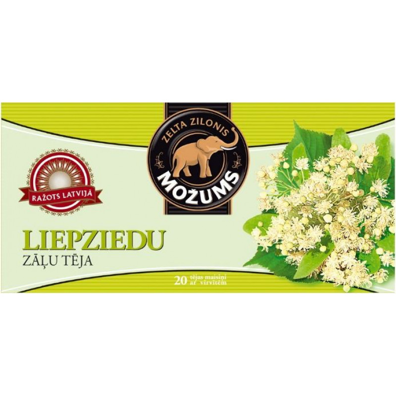 Zāļu tēja MOŽUMS Liepziedu, 20 x 1.5 g maisiņi paciņā ( Gab. x 3 )