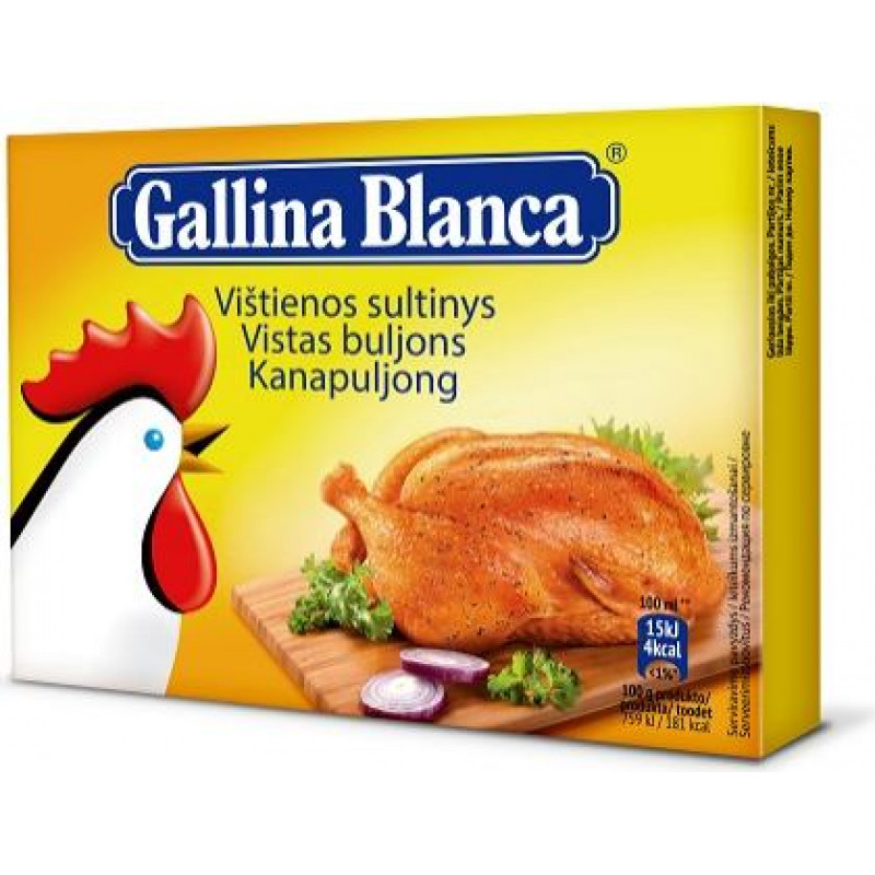 Vistas buljons GALLINA BLANCA, 15x10g ( Iepak. x 3 )
