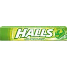 Ledenes HALLS Vita-C Lime (laima) 33.5g ( Iepak. x 4 )