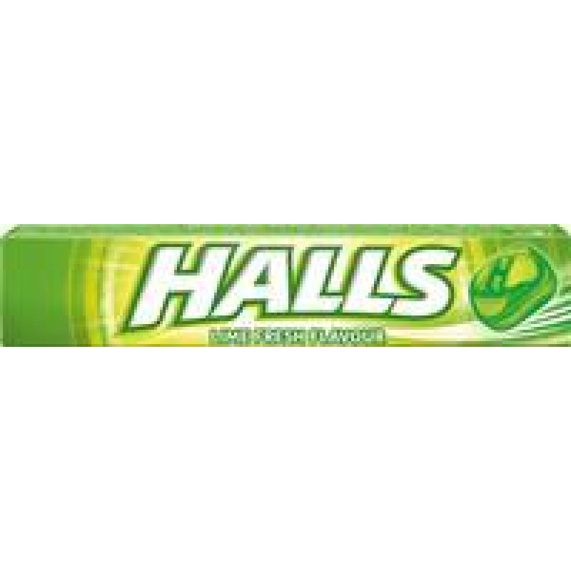 Ledenes HALLS Vita-C Lime (laima) 33.5g ( Iepak. x 4 )