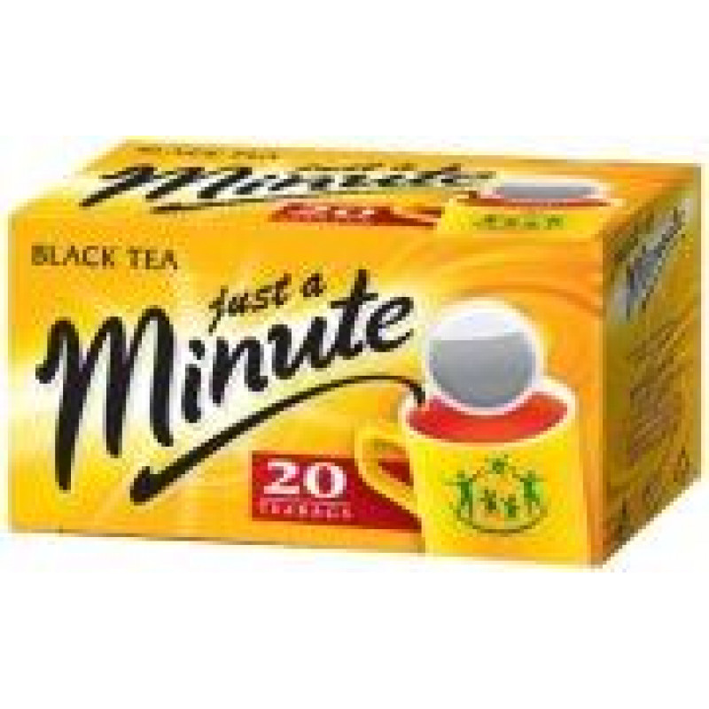 Melnā tēja JUST A MINUTE 20x1.4g ( Iepak. x 6 )