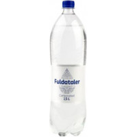 Galda ūdens FULDATALER gāzēts, PET, 1.5l ( Iepak. x 6 )