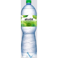 Dzeramais ūdens  AKVILE ar laima aromātu, viegli gāz., 1,5l ( Iepak. x 6 )