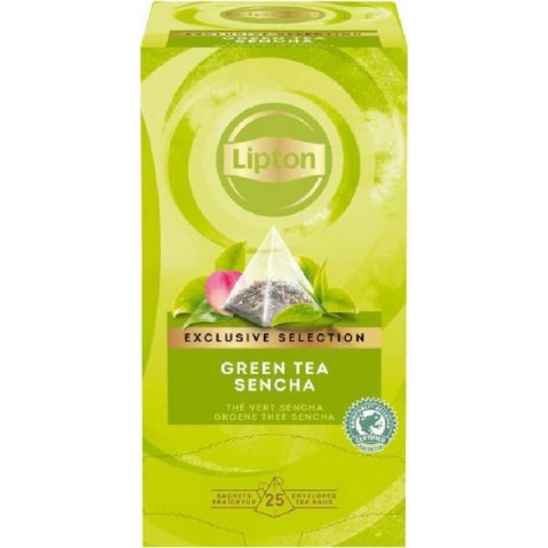 Zaļā tēja LIPTON Sencha, piramīdas, 25gab