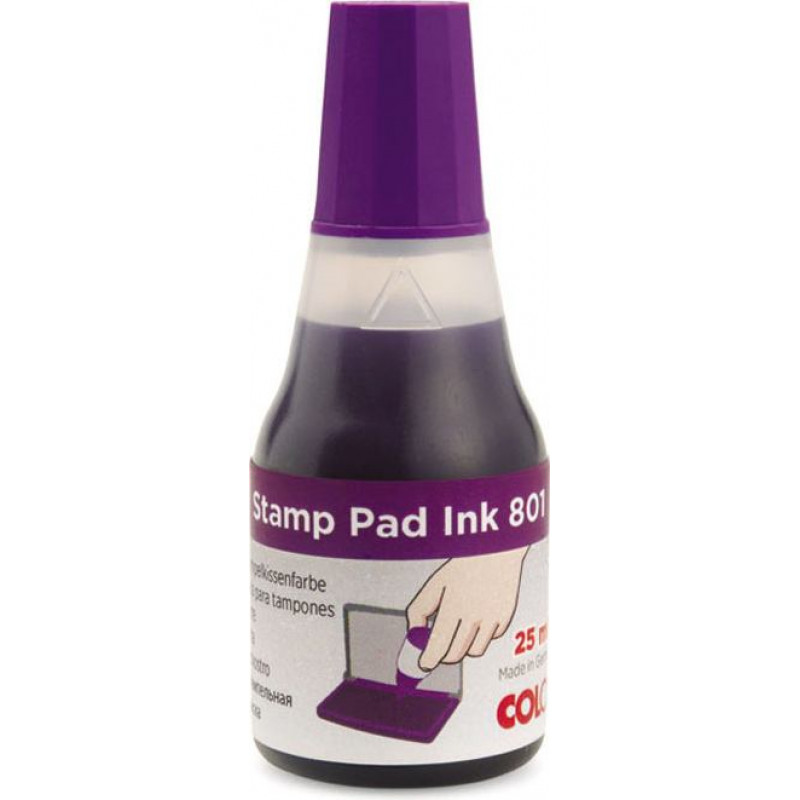 Zīmogu tinte COLOP 801 violeta, 25 ml