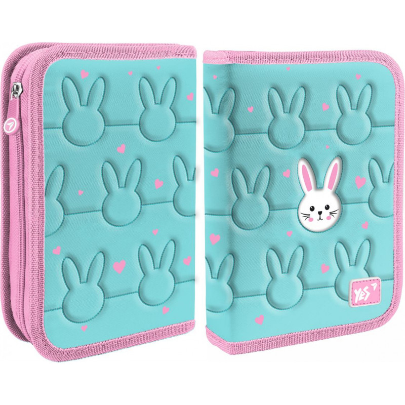 Cietais penālis ar vienu nodalījumu un 2 atlokiem YES HP-04 Funny Bunny