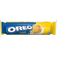 Cepumi OREO GOLDEN ar vaniļas garšas pildījumu 154g ( Gab. x 2 )