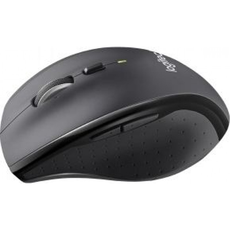 Logitech Marathon M705 bezvadu pele, RF bezvadu, 1000 DPI, melna/pelēka