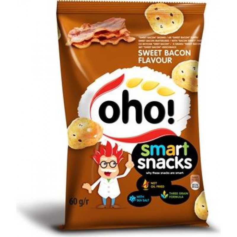 Čipsi Oho ar bekona garšu 60g